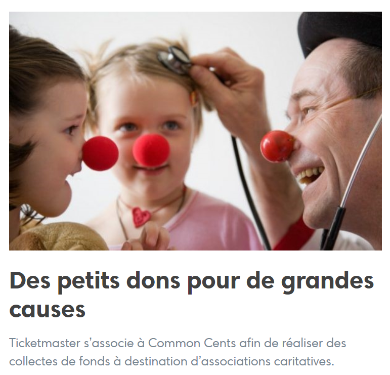 dons commoncents ticketmaster riremedecin