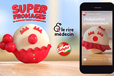 Avec Babybel, faites un don sur Instagram 