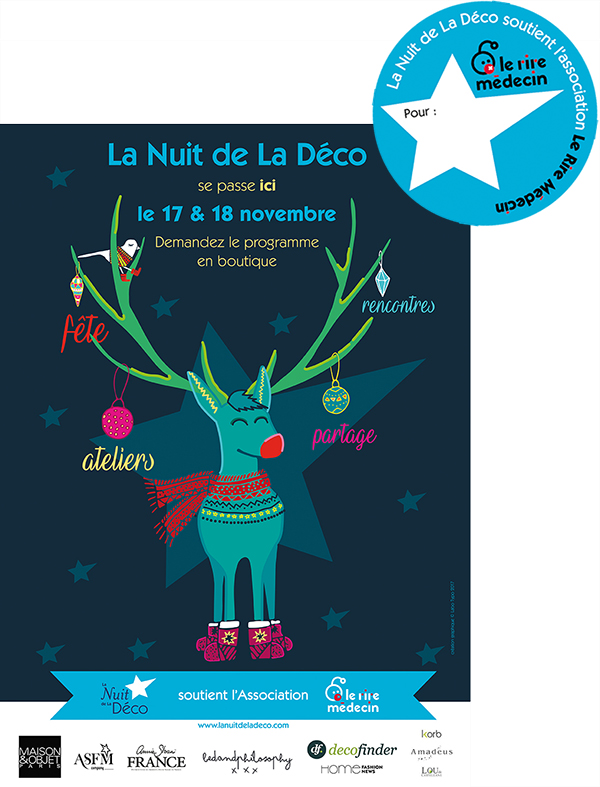 Affiche nuit deco sticker