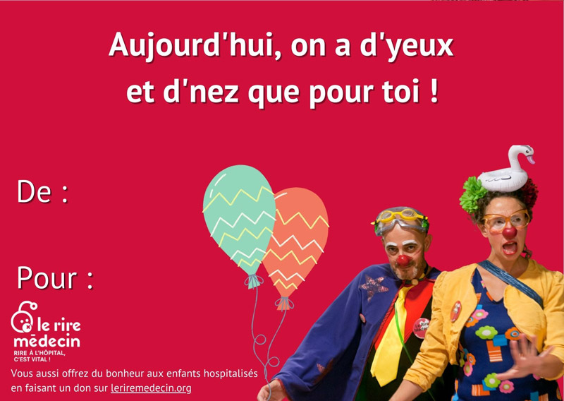 carte anniversaire YEux et Nez que pour toi