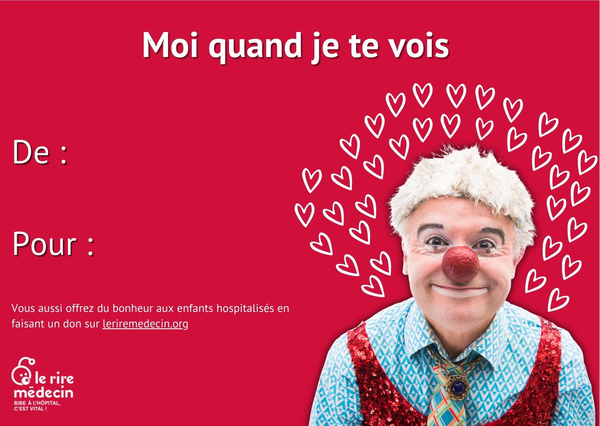 carte saint-valentin  Moi quand je te vois 