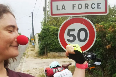 La Vélodyssée solidaire avec Noémie