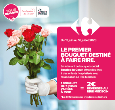 bouquet carrefour boucles coeur