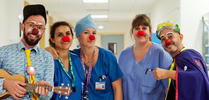 clown professionnel hopital